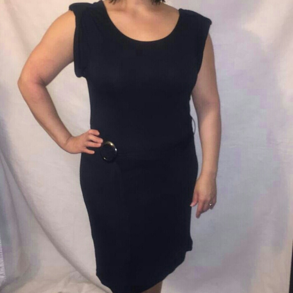Melissa MeCarthy's new brand Seven7 black dress